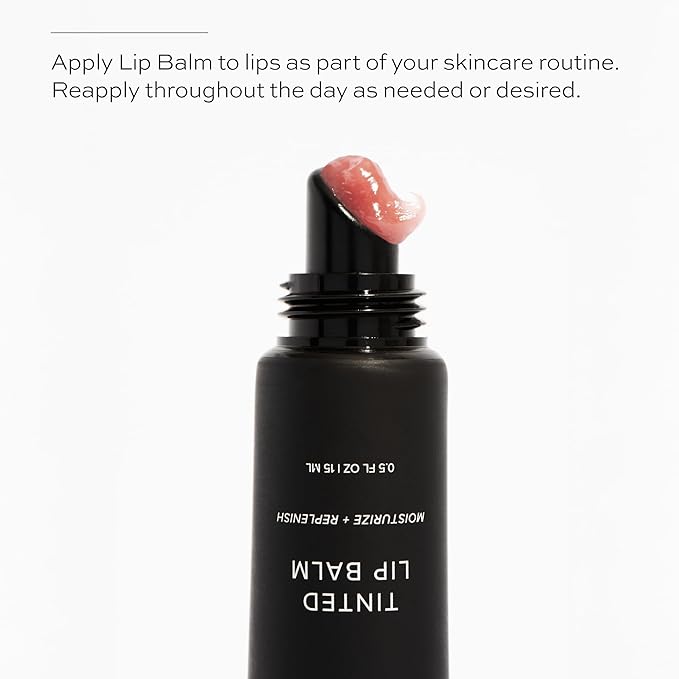 DIME Beauty Tinted Lip Balm (Desert Rose) - Hydrating Tinted Lip Balm and Gloss, Vegan & Cruelty-Free, Anti-Aging Lip Care, .5 oz / 15 ml