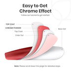 Beetles Red Chrome Nail Powder Metallic Mirror Effect Nail Chrome Powder Mermaid Glitter Red Gel Polish Nail Art DIY Decoration Gifts for Women