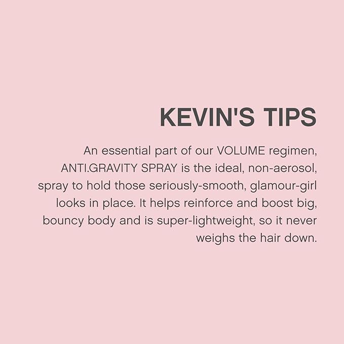 KEVIN.MURPHY ANTI.GRAVITY.SPRAY - Hair Spray for Volume & Shine - For All Hair Types - Non-Aerosol - Weightless Hair Care - 150 mL / 5.1 fl oz