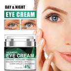 Caffeine Eye Cream for Puffiness and Bags Under Eyes Daily Anti-Wrinkle Cream Collagen Peptide Eye Cream Day and Night Reduce The Look Of Aging Line Smoothing Skin Care 1.7 FL OZ,1 Pack