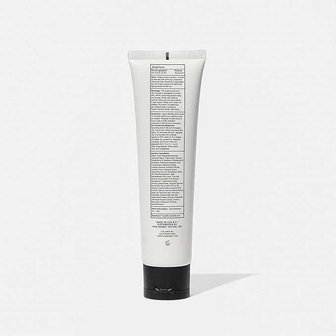 Defend Tattoo Sunscreen- SPF 30 100mL Tube- Mineral Sunscreen Lotion - Tattoo Fade Protection and Moisturizer, Anti-Aging Formula