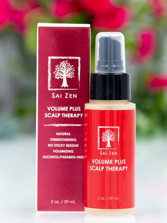 Volume Plus Scalp Therapy Spray | Post-Shower Hair Strengthening Formula | Made in USA | Alcohol and Paraben Free, 2 oz.