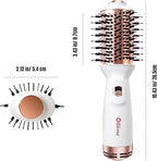 Hair Dryer Brush Blow Dryer Brush 4 in 1, 2 Inch Hot Air Brush for Hair Drying & Styling | Ionic Oval Barrel for Smooth, Frizz-Free Volume Blowout, Dual Voltage Lightweight Travel Hair Dryer Brush
