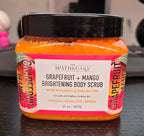Body Scrub, Exfoliating-Nourishing-Refreshing-Smoothing Body Care 21 oz. (21 oz, Grapefruit + Mango)