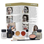 Mehron Premium Character Kit | Complete Halloween & Cosplay Makeup Kit | Made in USA | Includes All Tools & Instructions | Zombie