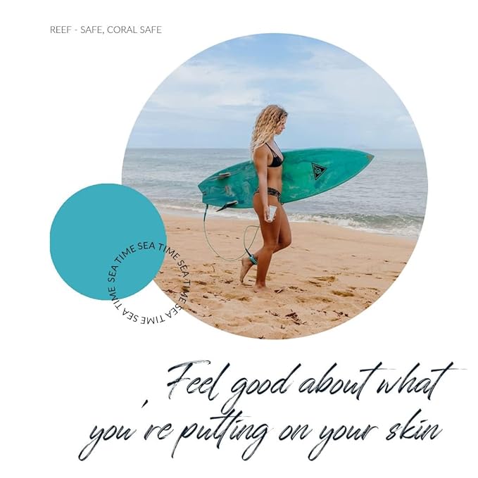 Reef Safe Mineral Sunscreen Travel Lotion SPF 50 - Mexico & Hawaii 104 Reef Act Compliant, Biodegradable, Zinc Oxide, Oxybenzone & Octinoxate Free, Water Resistant, Natural Ingredients, by Coral Safe