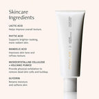 Cyklar Lactic Acid Foaming Body Polish – Exfoliating Body Wash & Cleanser – Features AHAs & Volcanic Pumice Exfoliators – Includes Glycerin for Hydration – Fragrance-Free, 11 fl oz