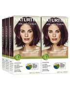 Naturtint 4M Mahogany Chestnut Permanent Hair Color (Pack of 6), Ammonia Free, Vegan, Cruelty Free, up to 100% Gray Coverage, Long Lasting Results (Packaging may vary)
