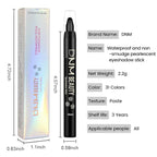 Kaely Cream Eye Shadow Sticks, Charcoal Black Matte Eyeliner Pencil Eyeshadow Palette Makeup, Eye Highlighter Brightener Stick for Older Women Waterproof Pigmented, sombras para ojos, New-56
