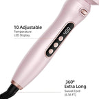 Thermal Brush, 1.7 Inch Heated Round Brush for Women, Dual Voltage Negative Ion Hot Brushes Styler for Blowout Look, Curling & Volumizing & Straightener for Dry Hair