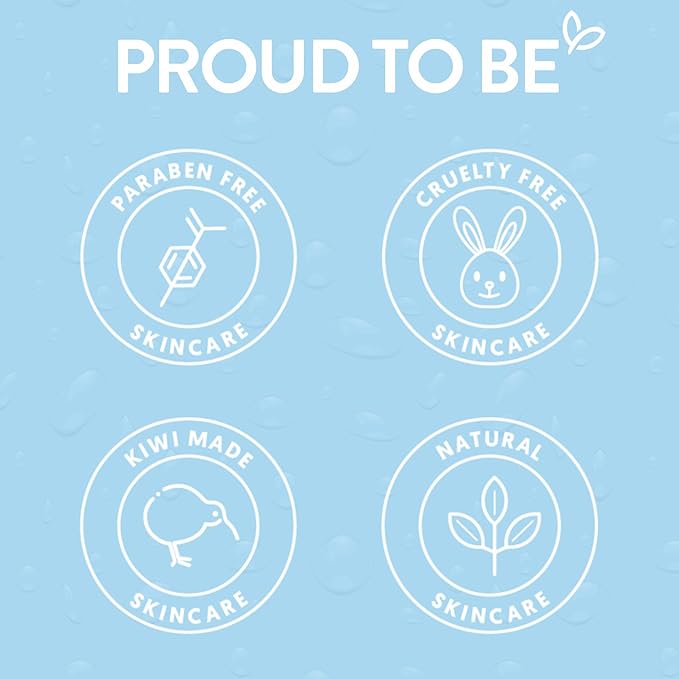 By Nature 2% Hyaluronic Acid Sheet Face Mask for Dry, Dehydrated & Sensitive Skin – Hydration Boost with Prickly Pear & Squalane – Made in New Zealand – Pack of 12