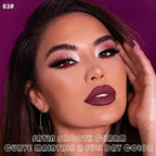 evpct 2Pcs Burgundy Red Matte Lip Liner Lipstick Combo Set for Women, Burgundy Lip Combo Set Liquid Lips Gloss Lipliner Stains Set Long Lasting Waterproof, Lips Makeup 24 Hours labiales originale
