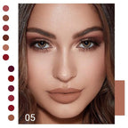 evpct 1Pcs Light Nude Brown Matte Liquid Lipstick Lip Gloss Glossy Set for Black Women 24 Hour Silky Velvet Lipstick labiales matte larga duracion mate 24 horas originales 05#