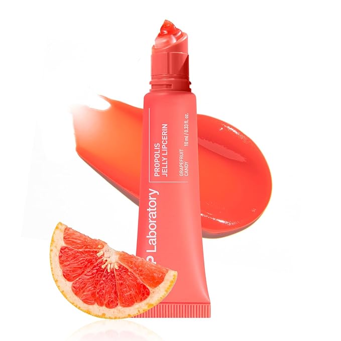 CNP Propolis Jelly Tinted Lipcerin™ - 05 Grapefruit Candy, Hydrating Lip Balm & Gloss with Manuka Honey + Hyaluronic Acid, Stocking Stuffers, Gifts for Women, 0.3 fl.oz.