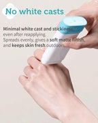 GOONGBE Sun Lotion SPF 40 & Sun Stick SPF 50-100% Zinc Oxide Mineral Sunscreen - No White Cast - Vegan Reef-Safe for Babies Kids Adults - Korean Skincare, 2.82oz & 0.49oz