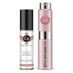 CA Perfume Duo Impression of Sexy Rio De Janeiro For Women Perfume Layering Set Long Lasting Travel Size EDP + Body Oil Roll-On Bottle 0.27 Fl Oz+0.33 Fl Oz