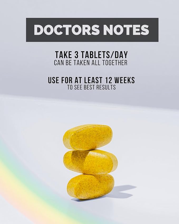 Advanced Hair, Skin & Nails Vitamins – Doctor-Developed Hair Supplement with Biotin, Collagen Peptides, Vitamin E & B12 – Clinically Tested 12-Week Results, Made in USA, Non-GMO