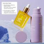 Evereden Golden Belly Serum, 1.7 fl oz. | Clean & Vegan Women's Belly Oil for Pregnancy and Postpartum | Clean Maternity Skincare | Non-Toxic Stretch Mark Oil