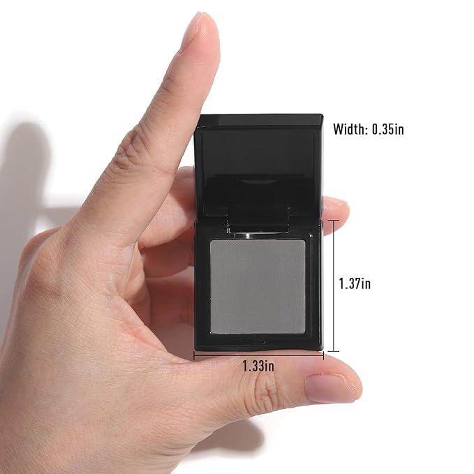 UCANBE Gray Single Eyeshadow Palette, Highly Pigmented Matte Eye Shadow Powder, Professional Long-Lasting Waterproof Makeup Palette