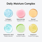 MAREE Face Moisturizer Retinol DD Cream for Face - Daily Wrinkle Cream for Women - Anti Aging Face Cream - Facial Moisturizer with Collagen - Crema Hidratante Para la Cara for Skin Tightening