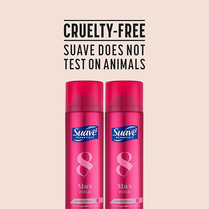 Suave Hairspray Max Hold Variety 2-Pack, Unscented & Scented Formulas – Aerosol Hairspray, 11 Oz Ea.