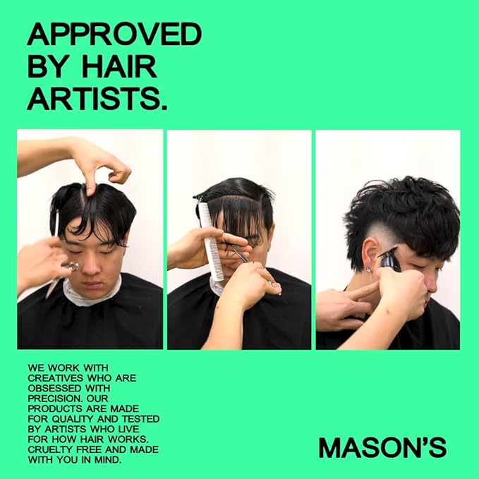 Mason’s Pomade Sea Salt Spray for Men and Women - Texturizing Hair Spray with Aloe & Argan Oil - Lightweight, Non-Sticky for Beach Waves, Volume & Texture - Mountain Rain Scent Hair Care - 8 oz