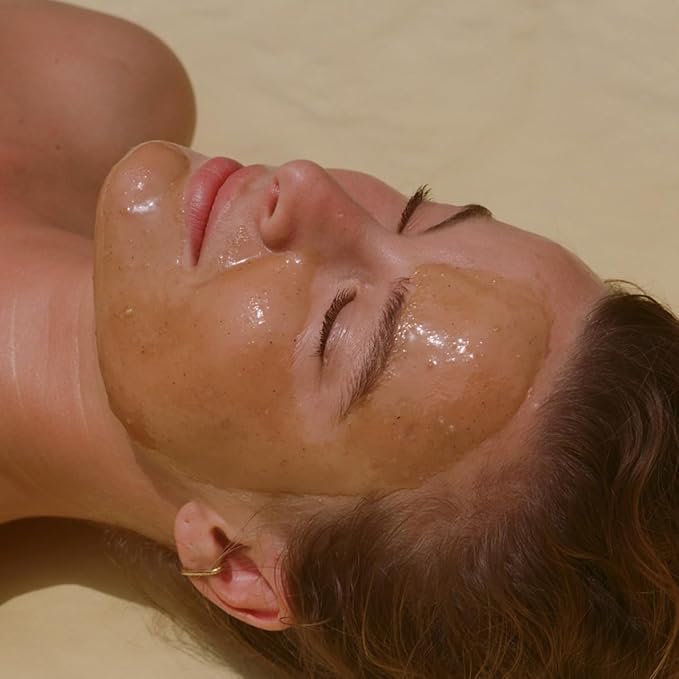 DR. ALKAITIS Organic Flower Mask - Organic Floral Exfoliating Treatment with Oat Complex - Radiance Enhancing, Pore Refining - Dual-Use Scrub & Mask (30g/1.05oz)