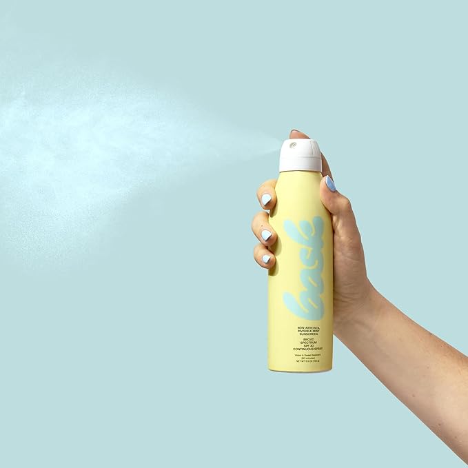 Bask Suncare SPF 30 Sunscreen Spray - Non-Aerosol, Broad Spectrum UVA/UVB Protection, Dermatologist Recommended, Moisturizing, Lightweight & Non-Greasy, 5.5 oz (Value Pack of 3)