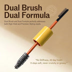 Hard Fix Hair Mascara – Strong Hold, Edge Control, Slick Back Stick with Dual-Brush Design for Precision Styling, Non-Greasy All-Day Fix, Easy-Wash Formula