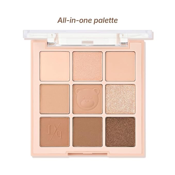 dasique Shadow Palette #28 Brown Bear l 9 Pigmented Eyeshadows Blendable Natural Look l Korean Makeup l Eye shadow palette l Long Lasting Naturing Looking