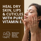 Vitamin E Oil - 100% Pure & Natural, 85,800 IU. Repair Dry, Damaged Skin from Surgery & Acne, Age Spots & Wrinkles. Boost Collagen for Moisturized, Youthful-looking Skin. d-alpha tocopherol, 2 Fl Oz