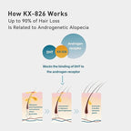 KINTOR 0.5% 0.9% KX-826 Hair Regrowth Spray,Reduce Fuller-looking Healthier Hair,Oil Control, Hair Care Products Group for Men&Women,3 Bottles, Basic,Plant-Based,Pro