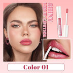 AMY'S DIARY Glitter Liquid Lipstick, Shimmer Metallic Lip Gloss, Long-Lasting Waterproof Lip Color, High Shine Sparkle Makeup,Lip makeup for woman (Rose Gold Shimmer#1)