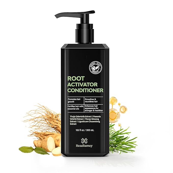Root Activator Conditioner for Men and Women: Hair Growth Conditioner for Hair Loss and Thinning Hair - Smoothes, Nourishes & Fortifies Hair for Healthier Look- 10.1 fl oz / 300 mL