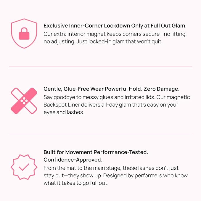 Full Out Glam BackSpot Liner Magnetic Eyeliner, Ultra Strong All-Day Hold for Magnetic Eyelashes, Water and Sweat Proof, Easy to Apply Ultra-Precise Tip, Contains One Eyeliner Pen