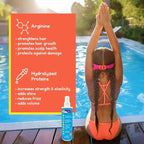 TRISWIM Kids Detangler Leave-In Conditioner Spray 8oz | Pre & Post Swim Hair Care | Helps Prevent Tangles, Dryness & Breakage | Soft, Easy-to-Manage Hair | Gentle Sweet Persimmon Scent