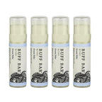 BUFF BAR Pure Bison Tallow Lip Balm, Frostbite, (4 pack) - Cool Peppermint, Moisturizing, Non-Habit Forming