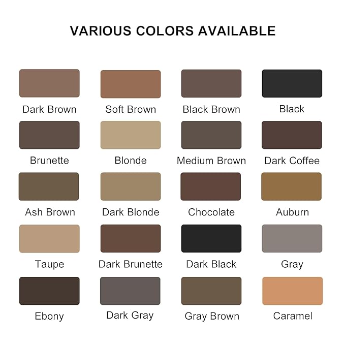 LAVONE Eyebrow Stamp Pencil Kit - Brow Stamp Trio with Waterproof Eyebrow Pencil, Eyeliner, Pomade, Dual-ended Brush - Soft Coffee