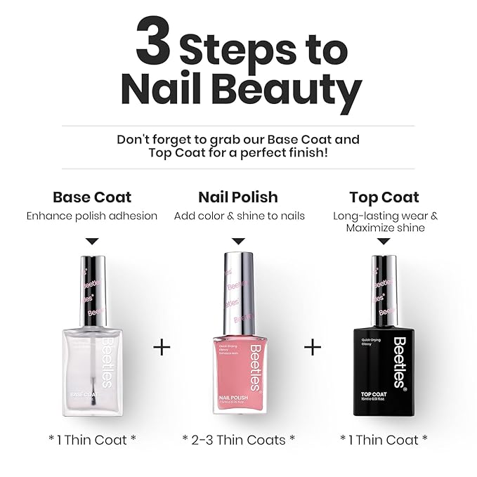 Beetles Jelly Nail Polish Set,6 Colors Pink Nude Jelly Quick Dry Nail Polish Fingernail Fast Drying & Long Lasting Nail Strengthener Polish Gifts for Women