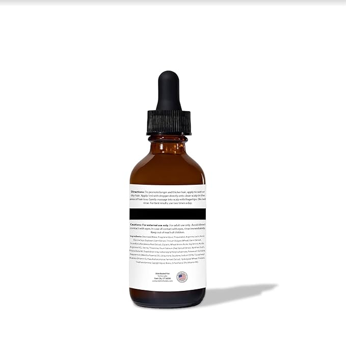 Tricho Labs Folliboost Hair Growth Serum - Natural-Based Formula w/Biotin & Peppermint Oil - Hair Care for Thicker & Fuller Hair - 2oz, 3-Pack