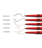 MAKE Beauty Nano Brow, Micro Eyebrow Pencil. Long-Lasting Smudgeproof Eye Brow Makeup for Hairlike Lines. Precision Liner for Natural-Looking Eyebrows - Shade, Soft Black