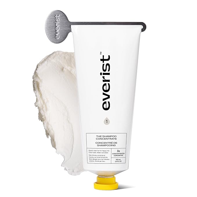 Everist The Shampoo Concentrate – Waterless Bond-Repair Cream Shampoo for All Hair Types – Glycerin & Aloe Hydration with Rosemary & Peppermint – Plant-Based, Vegan, Color-Safe - 3.4 fl oz