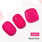 16.5ml Rose Pink Nail Polish Large Volume Quick Dry Nail Polish, Long Lasting Shine, Fingernail Toenail Nail Art DIY Home Travel Nail Art Gift