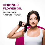 Herbishh Essential Flower Hair Oil - Organic Formula for Dry, Damaged Hair - Premium Natural Quality with 24hr Lasting Fragrance
