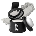 BOLDIFY Hairline Powder - Root Touch Up Hair Color for Gray Coverage - Bald Spot Concealing Hair Powder for Women & Men - 24-Hour Stain-Proof - White