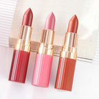 evpct 3Pcs Matte Creamy Lipsticks Set, Light Hot Nude Pink Brown Lip Stick Set for Women, Long Lasting Waterproof Velvet Lipsticks Blendable Silky, Longwear Lip Makeup Set 24 hours original labios 01