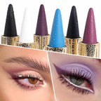 Kaely 2Pcs Light Dark Purple Angled Gel Eyeliner Pencil, Violet Lavender Plum Eyeliner for Green Eyes, Face Paint Eye Black Stick Waterproof Smudge Proof, Gothic Halloween Makeup, Cruelty-Free