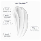 Lift & Glow Organic Eye Cream for Dark Circles and Puffiness - Anti Aging Eye Cream for Wrinkles - Reduces Dark Circles and Under Eye Bags - With Kakadu Plum, Coconut Oil, Spirulina & More - 0.5 Fl Oz