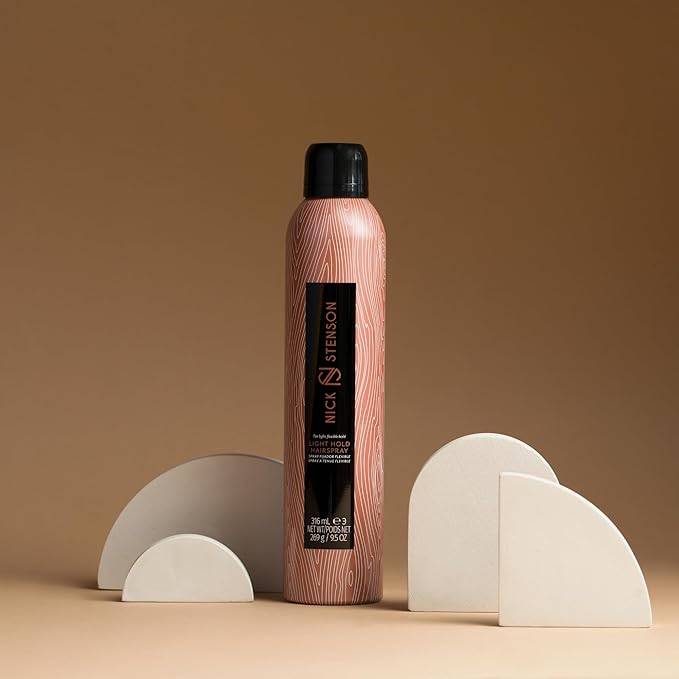 Light Hold Hair Spray, Provides Hold and Protection from Humidity, Strengthens & Adds Flexibility, Fast-Drying Hair Spray for Daily Styling & Hold – Color-Safe Vegan – 9.5 oz