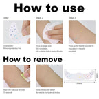 8 Pcs Holographic Multicolor Glitter Freckles Face Tattoo, Glow Up Cosmetic Glitter for Face, Sparkle Makeup Patches, Waterproof Face Speckles for Christmas (8PcsG Holographic Multicolor)